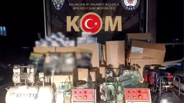 Kocaeli'de yapılan operasyonda 205 bin 250 adet dolu ve boş makaron ele geçirildi