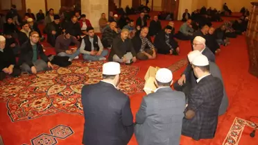 Sinop'ta Berat Kandili dolayısıyla Mevlid-i Şerif okutuldu