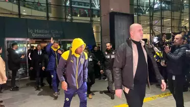 Fenerbahçe, MKE Ankaragücü maçı için başkente ulaştı