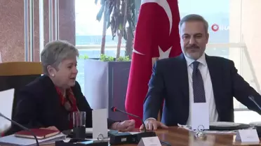 Dışişleri Bakanı Fidan, Meksikalı mevkidaşı Alicia Bárcena Ibarra ile görüştü
