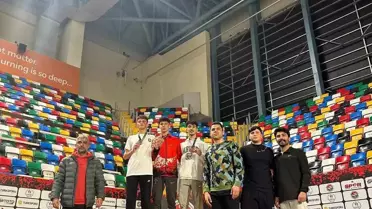 Gaziantepli sporcu Furkan Kanlı, U18 Türkiye Atletizm Salon Şampiyonası'nda altın madalya kazandı
