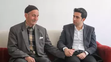 Bingöl'ün Genç Kaymakamı Şehit Ailelerini Ziyaret Etti