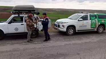 Edirne'de jandarma ekipleri avcıları silah kazalarına karşı bilgilendirdi