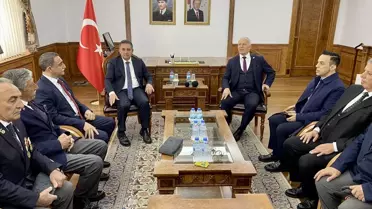 KKTC Cumhuriyet Meclisi Başkanı Zorlu Töre, Kırşehir Valiliğine ziyarette bulundu