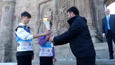 Erzurum'da İşitme Engelliler Kış Olimpiyatları Başladı