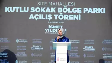 Ümraniye Belediyesi tarafından yapılan park ve sağlık merkezlerinin açılışı yapıldı