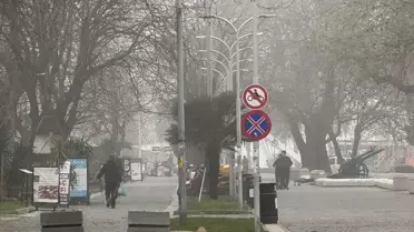 Yalova'da Yoğun Sis Trafiği Olumsuz Etkiledi