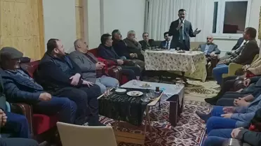 AK Parti Karabük Belediye Başkan Adayı Özkan Çetinkaya Mahalle Ziyaretlerine Devam Ediyor