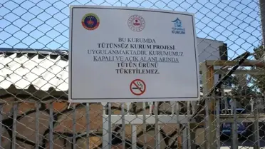 Demirözü Kaymakamlığı öncülüğünde 'Tütünsüz Kurum Projesi' hayata geçirildi