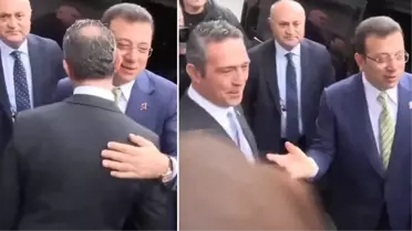 İmamoğlu'ndan Ali Koç'u gülümseten espri: 10 defa bekledik sarı lacivert kravat gelmedi