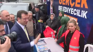 İmamoğlu ve Erdoğdu Ümraniye'de esnaf ve vatandaşlarla buluştu