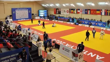Ümitler Nazım Canca Avrupa Kupası Judo Turnuvası Antalya'da Başladı