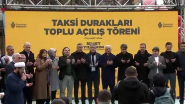 Ümraniye Belediyesi 9 yeni taksi durağını hizmete açtı