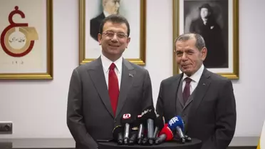 İBB Başkanı Ekrem İmamoğlu Galatasaray Spor Kulübü'ne ziyarette bulundu