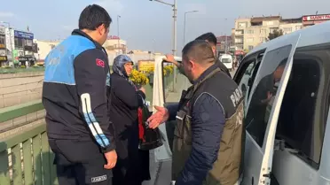 Bursa'da Dilencilere Operasyon: 977 TL İdari Para Cezası