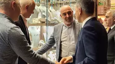 İçişleri Bakanı Ali Yerlikaya Kapalı Çarşı ve Mısır Çarşısı Esnafını Ziyaret Etti