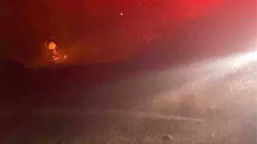 Hatay'ın Arsuz ilçesinde çöplük alanda çıkan yangın söndürüldü
