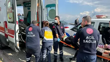 Aydın'da devrilen minibüste bulunan 28 kişi yaralandı
