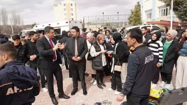 Konya Bozkır'da Deprem Eğitimi Düzenlendi