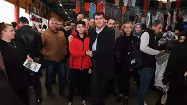 Osmangazi Belediye Başkanı Mustafa Dündar, Halkın Büyük İlgisiyle Karşılanıyor