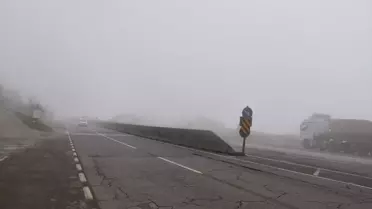 Hatay'ın Belen ilçesinde sis ulaşımı olumsuz etkiledi
