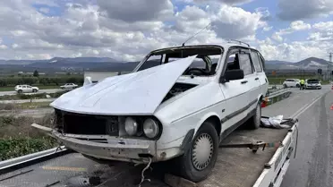 Manisa'da tırla çarpışan otomobilin sürücüsü hayatını kaybetti