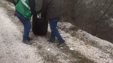 Tokat'ın Almus ilçesinde çevre temizliği gerçekleştirildi