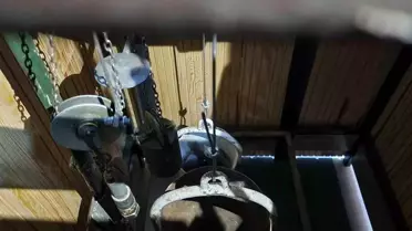 Çorum'un Sungurlu ilçesinde tarihi saat kulesinin orijinal saati restore edildi