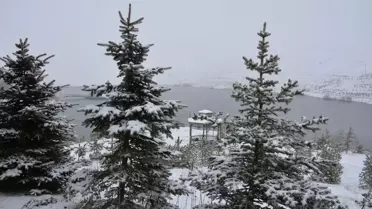 Tokat'ta Mart Ayında Yüksek Kesimlerde Kar Yağışı Etkili Oldu