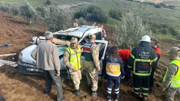 Kilis'te otomobil şarampole uçtu, 1 kişi hayatını kaybetti