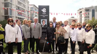 Efeler Belediyesi, Türk Kadınlar Birliği'nin Kurucu Üyesi Emine Nadide Çakılcı'nın adını taşıyan parkı açtı
