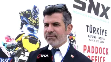 Dünya Kar Motosikleti Şampiyonası Kayseri'de düzenlenecek