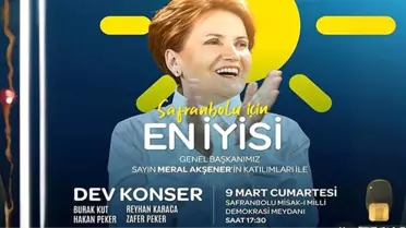 Hakan Peker, İyi Parti Genel Başkanı Meral Akşener'i konserine davet etti