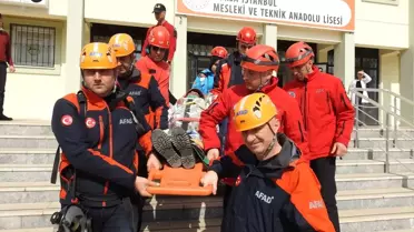 Manisa'da deprem tatbikatı gerçekleştirildi