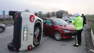 Samsun Havza'da Otomobil Kazası: 3 Yaralı
