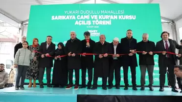 Ümraniye'de Sarıkaya Camisi Törenle Açıldı