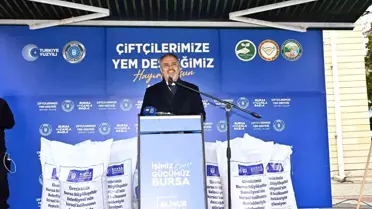 Bursa Büyükşehir Belediyesi, Keles'teki Üreticilere Yem Destekleri Sağladı