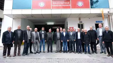 CHP Muğla Büyükşehir Belediye Başkan Adayı Ahmet Aras Muhtarlarla Buluştu