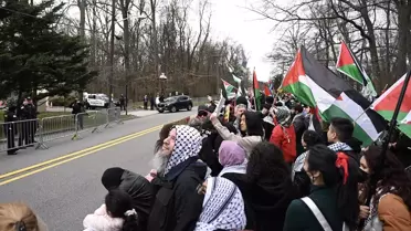 ABD'deki sinagogda Filistinlilere ait gayrimenkul satışı protesto edildi