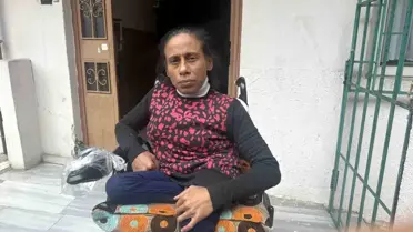 Kağıthane'de Tekerlekli Sandalyeli Kadına Bekçilerden İnsanlık Örneği