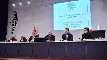 Kayseri Büyükşehir Belediyesi Mart Ayı Meclis Toplantısı Gerçekleştirildi