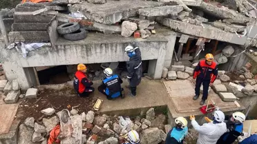 Samsun'da AFAD ve Türk Telekom Arama Kurtarma Ekipleri Deprem Tatbikatı Gerçekleştirdi