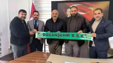 Doğanşehir Spor Kulübü Başkanı ve Yönetimi Belediye Başkanını Ziyaret Etti