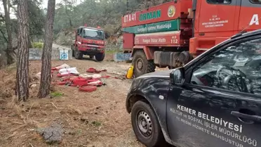 Kemer'deki Orman Yangını Kontrol Altına Alındı