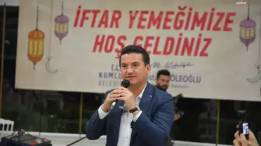 Kumluca Belediye Başkanı Mustafa Köleoğlu, personeliyle iftar yemeğinde buluştu