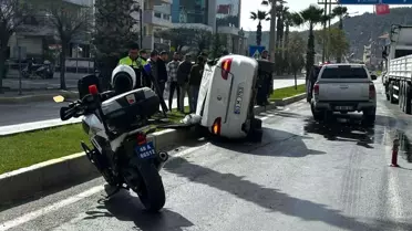 Muğla'nın Milas ilçesinde trafik kazası: Bir kişi yaralandı