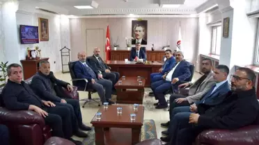 MTSO Başkanı, Malatya Vergi Dairesi Başkanı'nı ziyaret etti