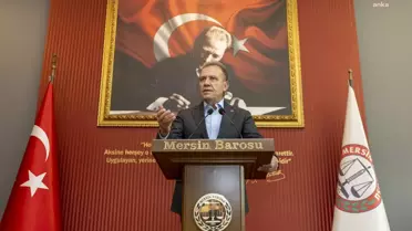 Mersin Büyükşehir Belediye Başkanı Vahap Seçer, Mersin Barosu'nu Ziyaret Etti
