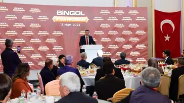 Cumhurbaşkanı Yardımcısı Yılmaz, Bingöl'de iftar programında konuştu Açıklaması