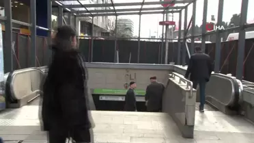 Mecidiyeköy metroda bir kişi raylara atlayarak intihar etti